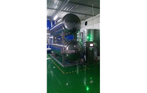 江蘇南通全自動雙層水浴1200*3600使用現(xiàn)場。用于鵪鶉蛋高溫殺菌。